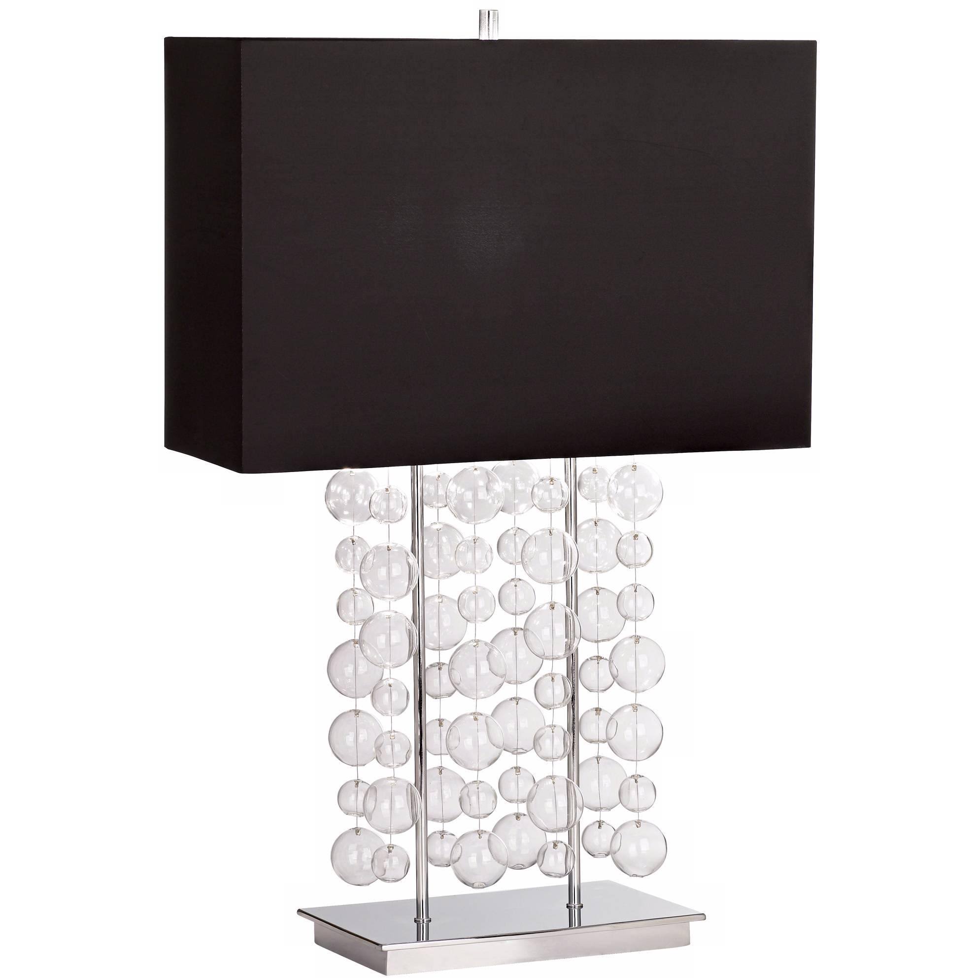 Clear Bubble Cascade Table Lamp S2824