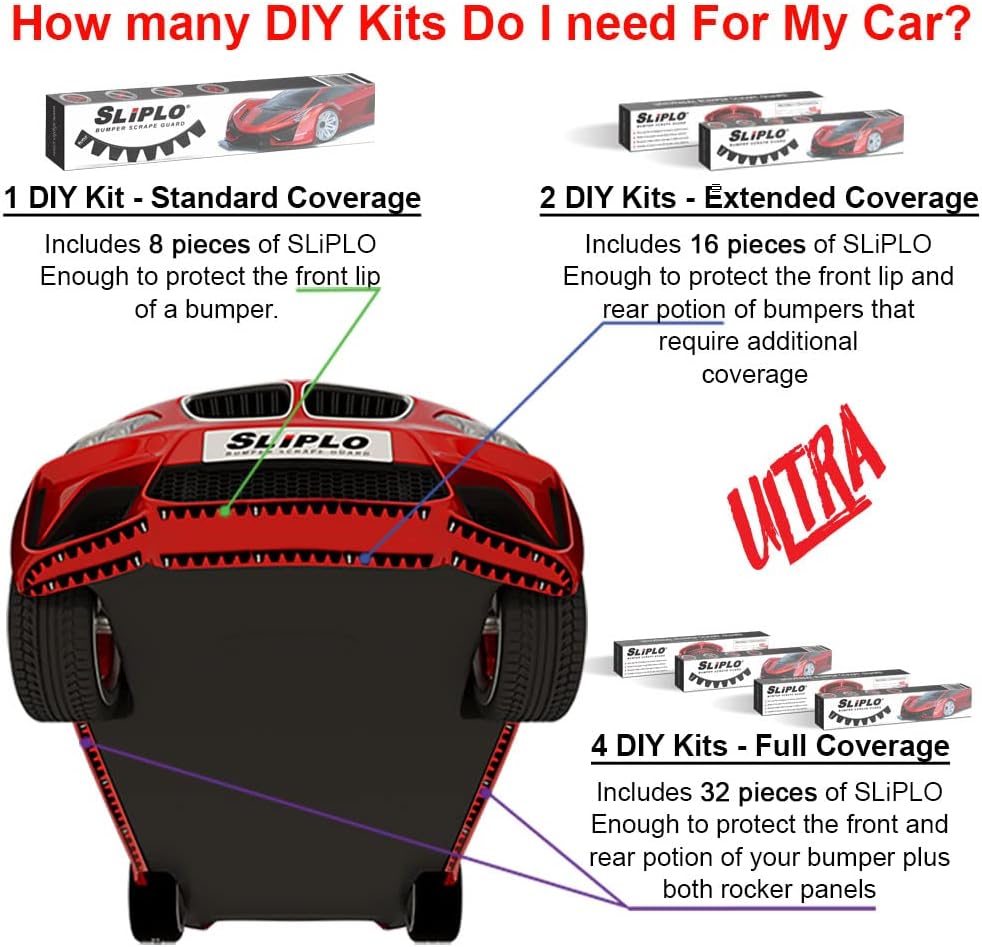 Carbon Fiber Bumper Skid Plate Protector Kit K6521