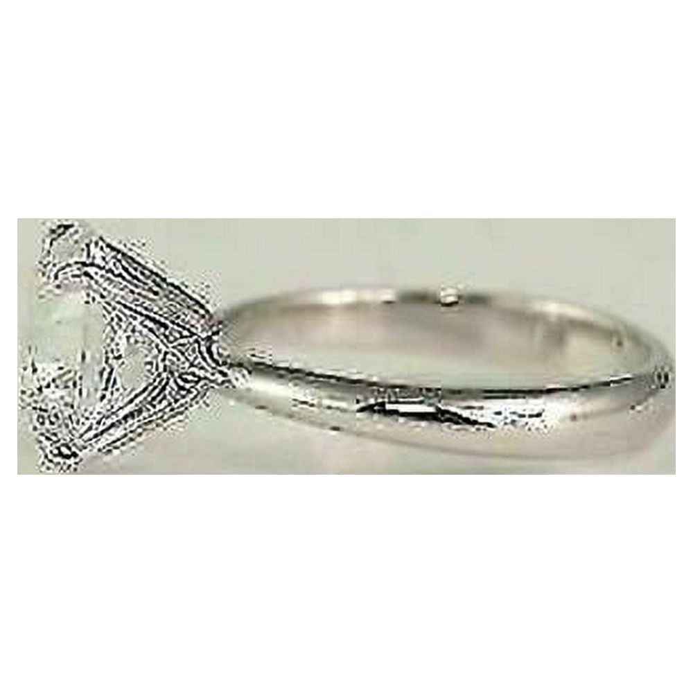 18K White Gold Diamond Engagement Ring Size 5 K24672