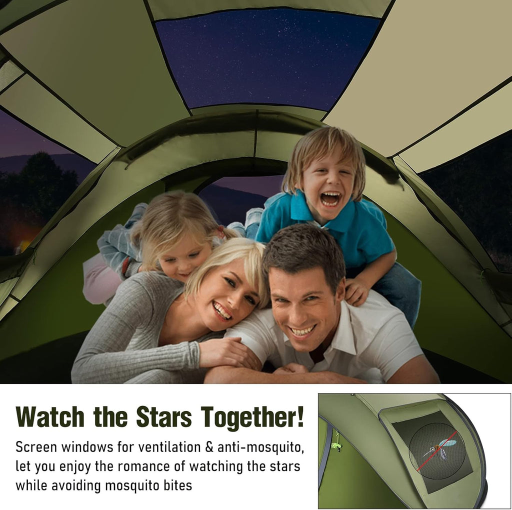 Pop Up Tent 4 Person with Carry Bag P201