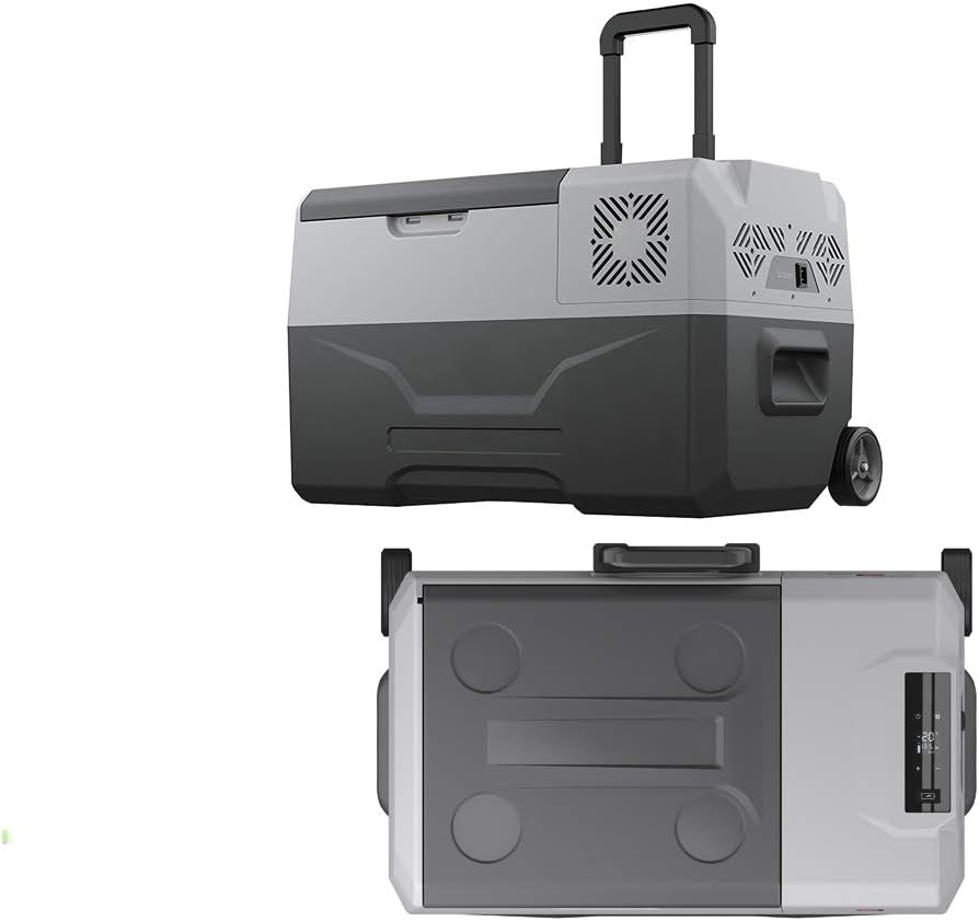 Portable Electric Cooler with Trolley Wheels X24833