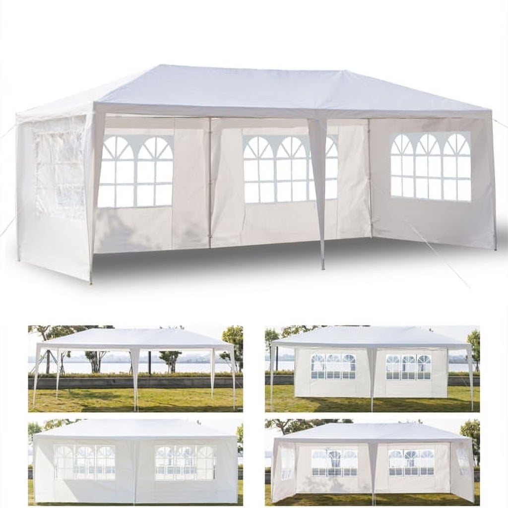 White Outdoor Gazebo Tent E899