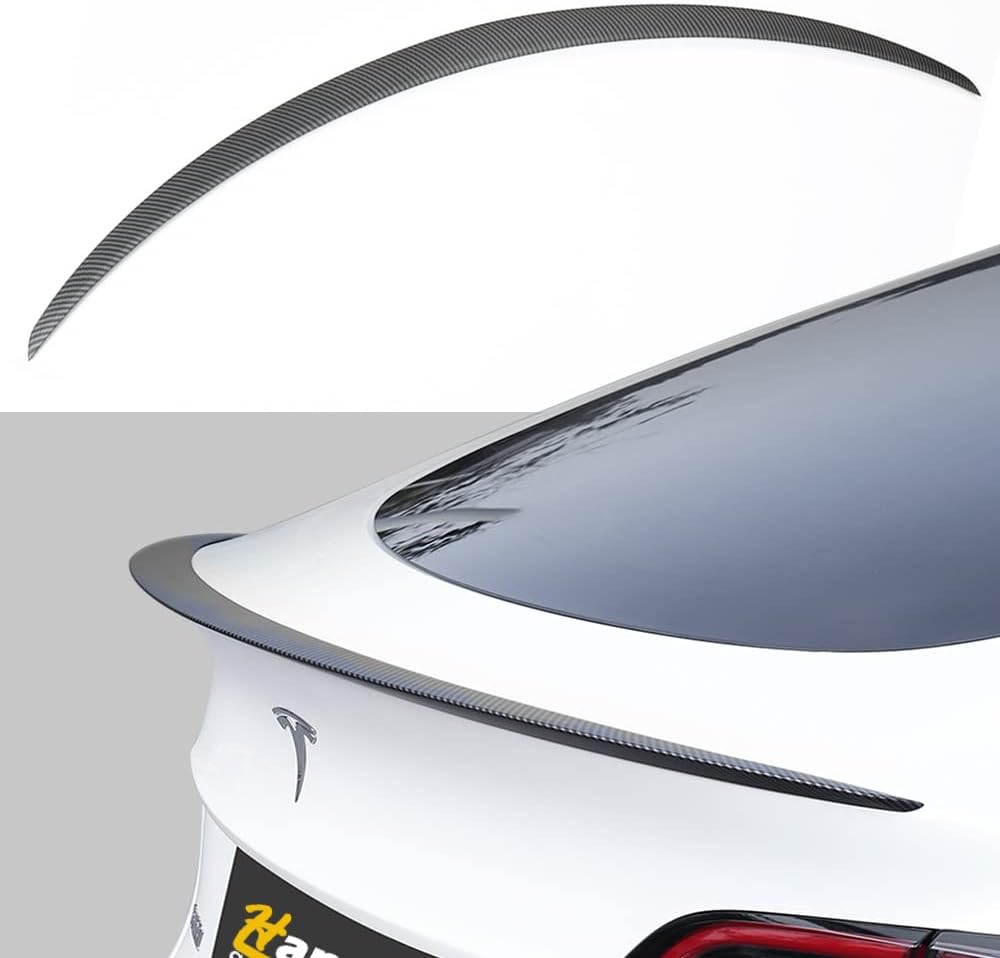 Matte Carbon Fiber Rear Trunk Spoiler L23933