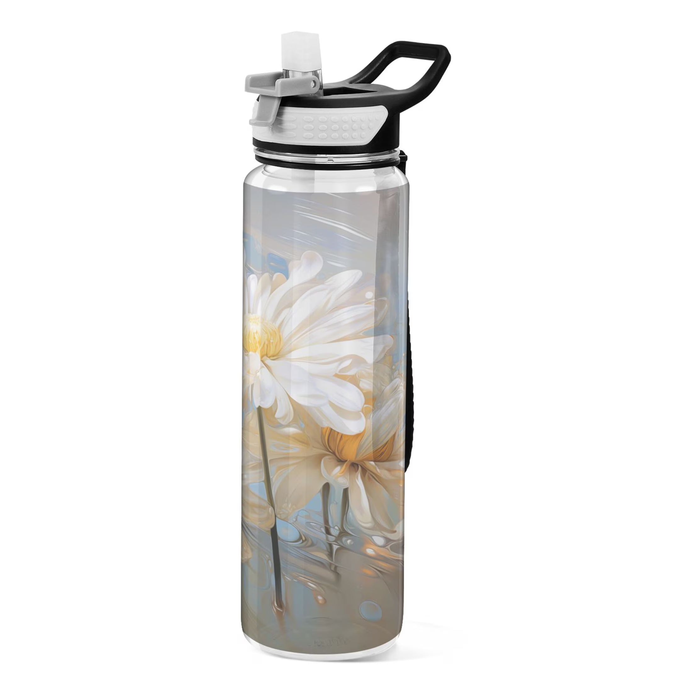 Clear Tritan 32oz Water Bottle with Straw T27020