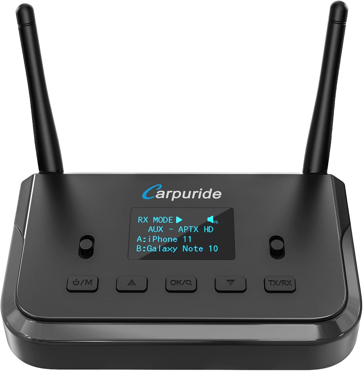 Bluetooth 5.0 Audio Adapter with Screen, Optical RCA AUX Coaxial N179