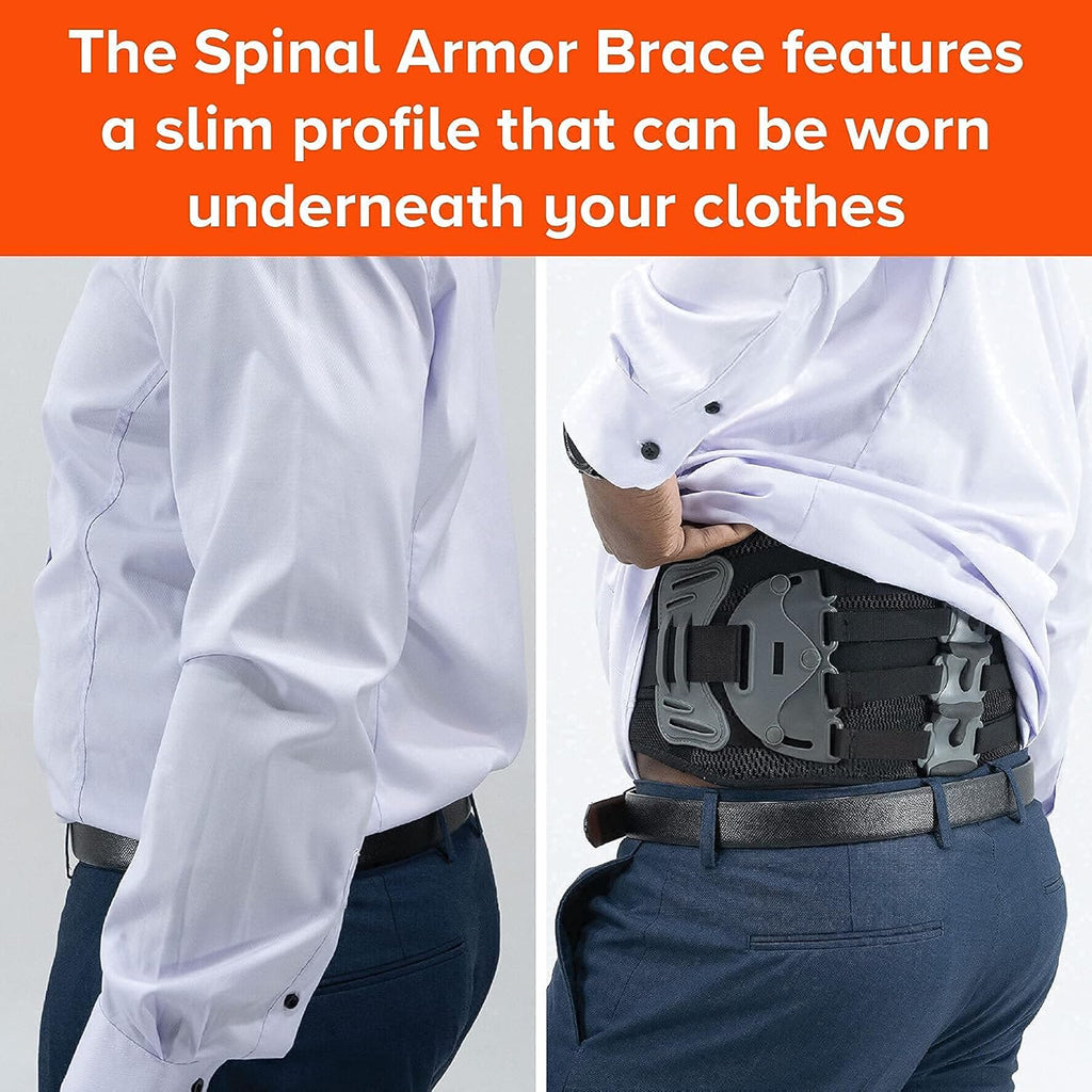 Breathable Adjustable Lumbar Support Back Brace B958202