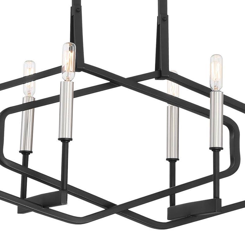6 Light Island Sand Coal/Brushed Nickel Finish X4263