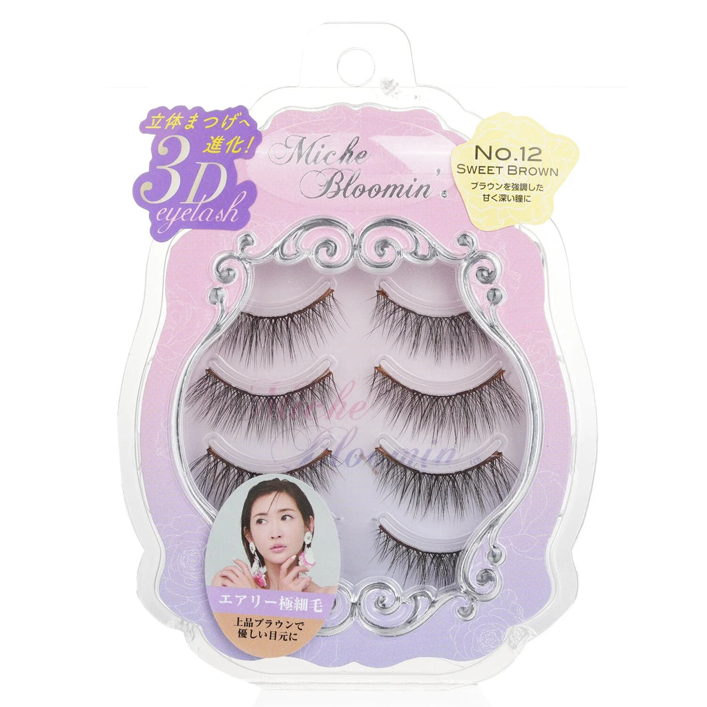 3D Eyelash Nudy Brown 4pairs X67106