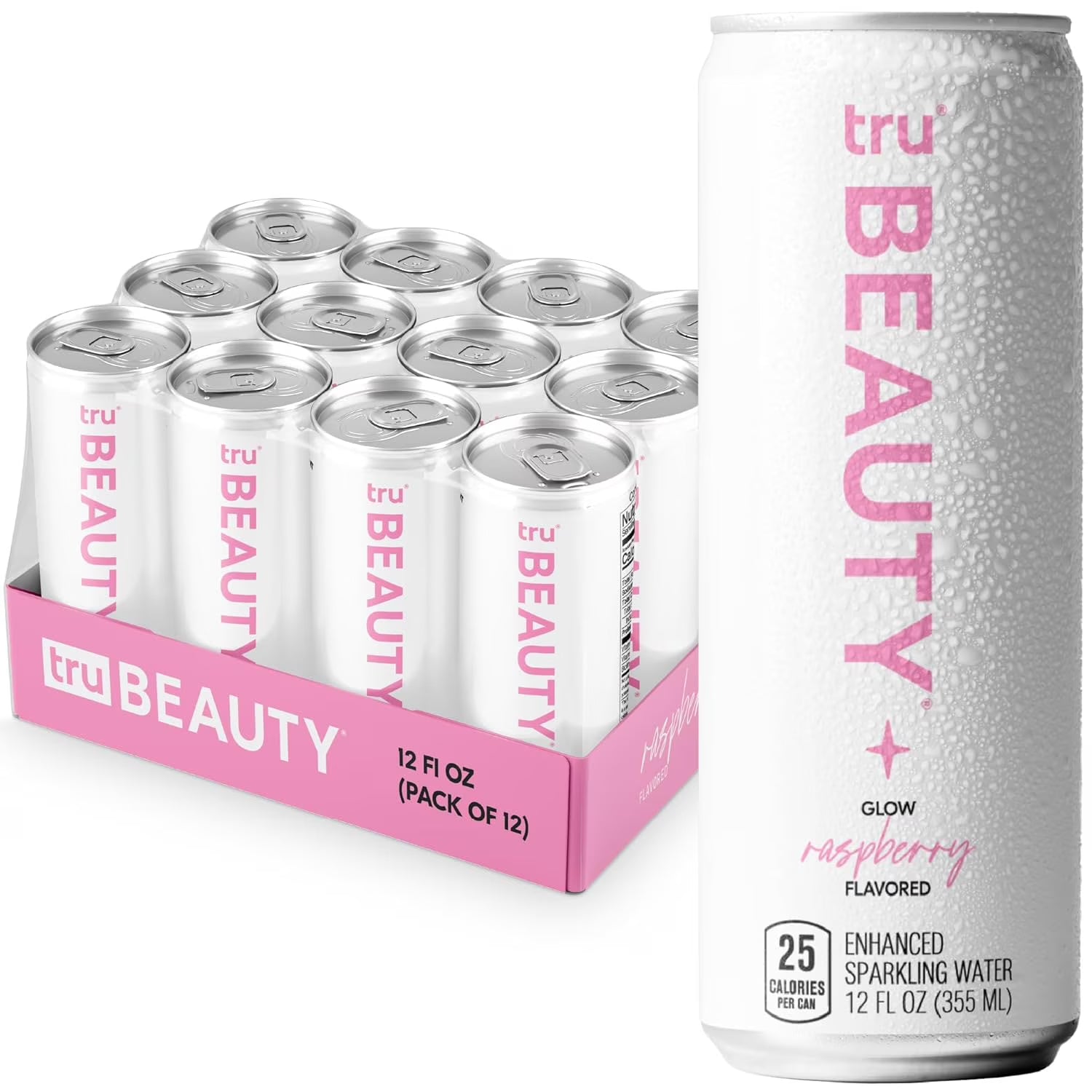 Raspberry Flavored Sparkling Water, 12 Oz (Pack Of 12) M501111