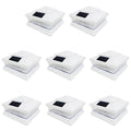 8 Pack Copper White Outdoor Solar Post Cap Light K5073