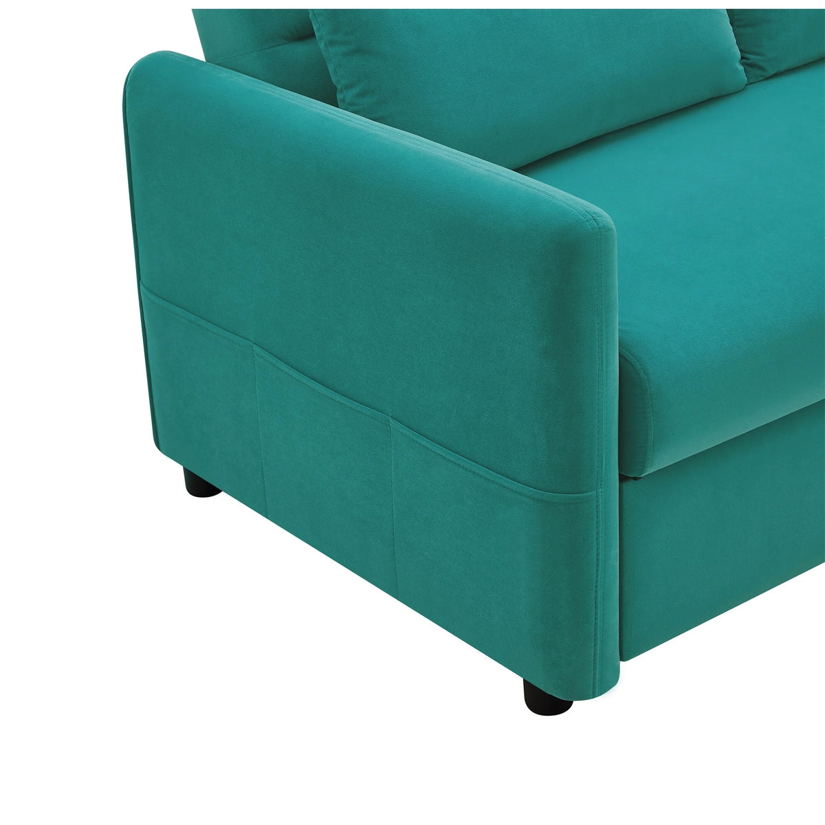 Blue Velvet Loveseat Sofa Y490