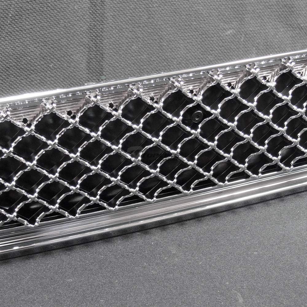 Chrome Mesh Front Lower Bumper Grille Pack of 2 V315987