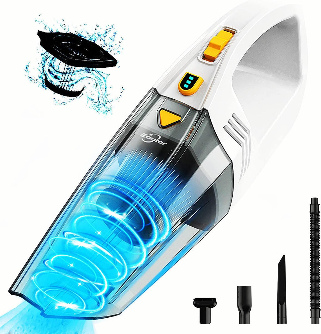 Handheld Cordless Vacuum, 120W/8000Pa, White, Pack of 2 O5302