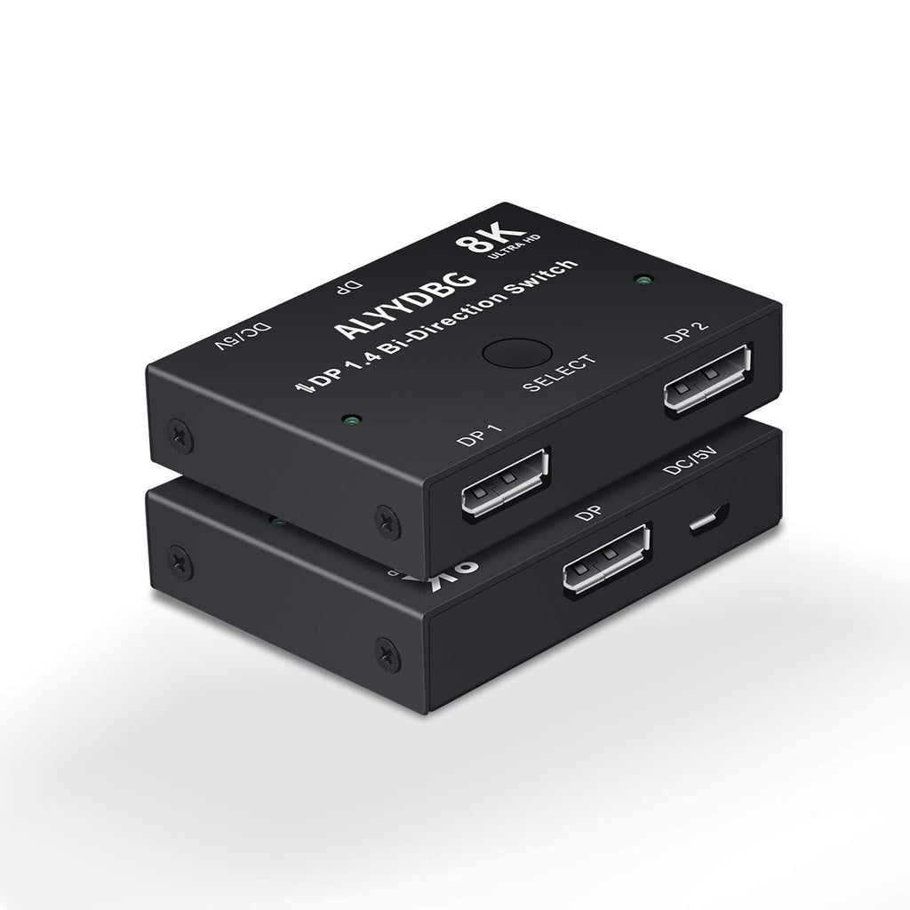 KVM Switch Displayport 4K USB 2 in 1 Out Pack of 2 J326356