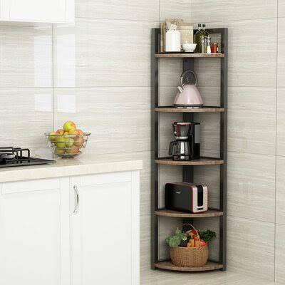 Iron Corner Bookcase W444