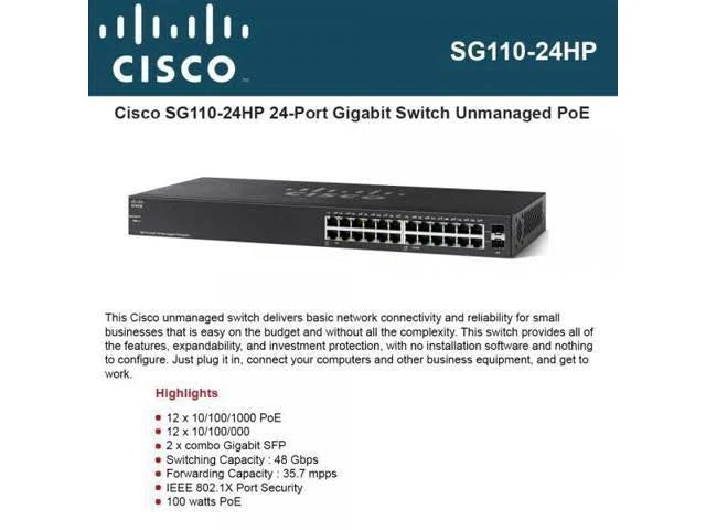 24-Port PoE Gigabit Switch V29081