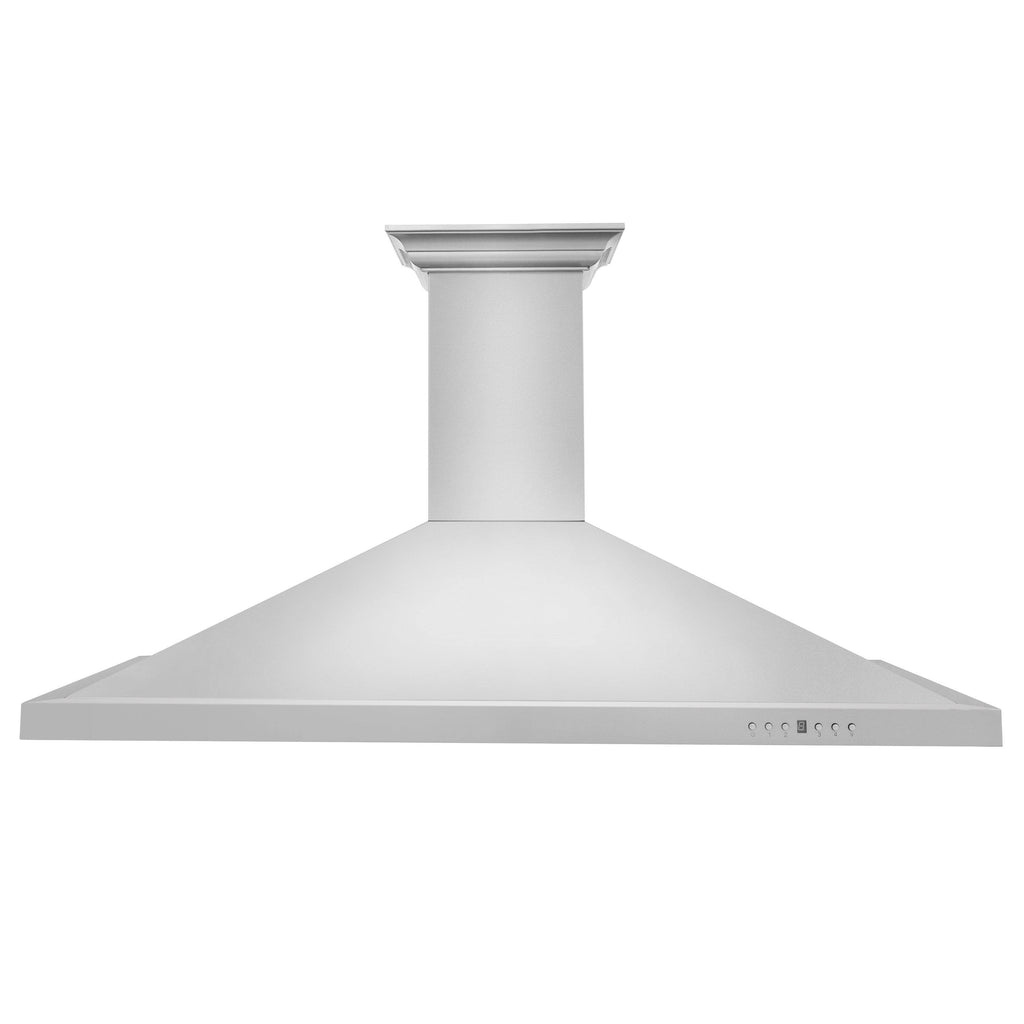 42 in. Wall Mount Range Hood in Stainless Steel with Built-in Bluetooth Speakers X6073