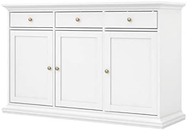 White 3 Door 3 Drawer Sideboard Cabinet C901233