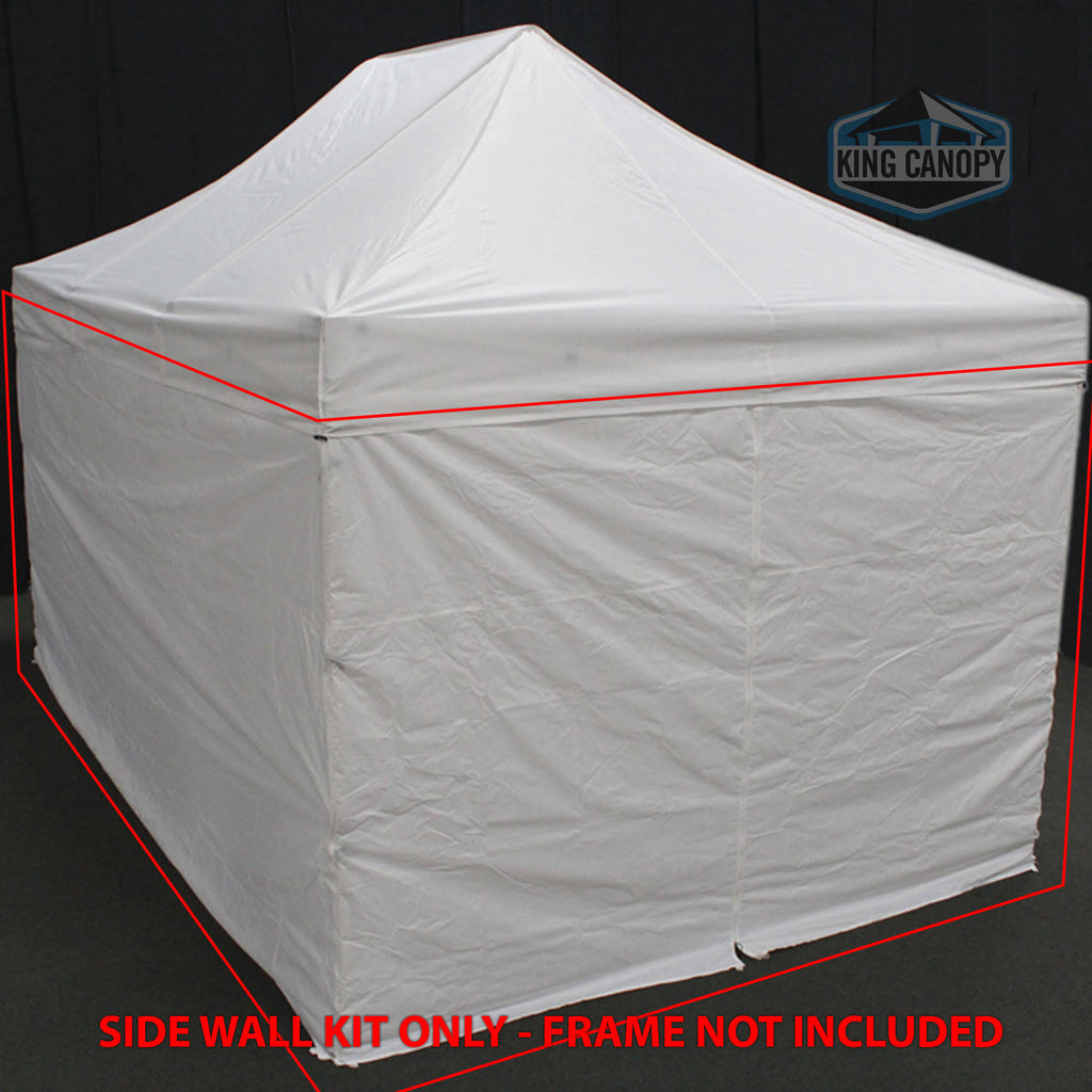 10 x 15 ft. 4 Pk. Instant Canopy Side Walls White T217