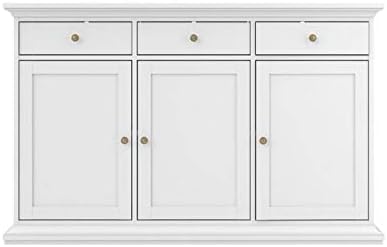White 3 Door 3 Drawer Sideboard Cabinet C901233