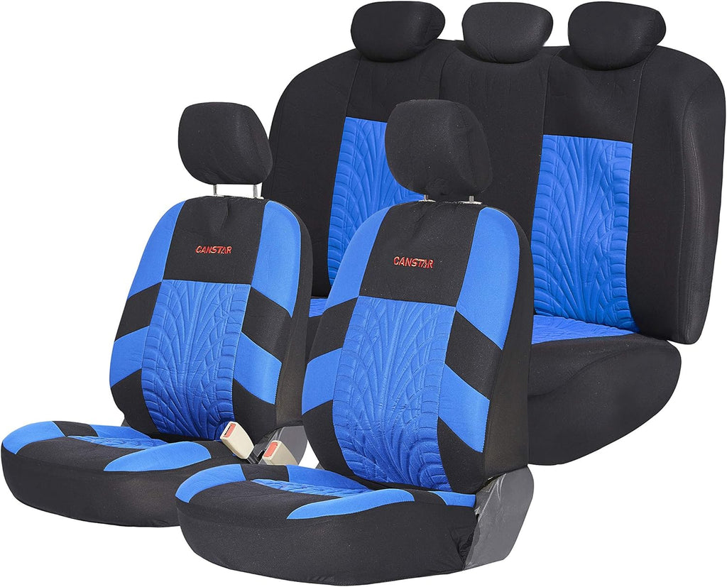 11 Pcs Gray Universal Car Seat Cover Set B194303