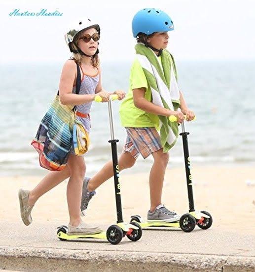 Neon Yellow Kick Scooter with T-Bar Z2101