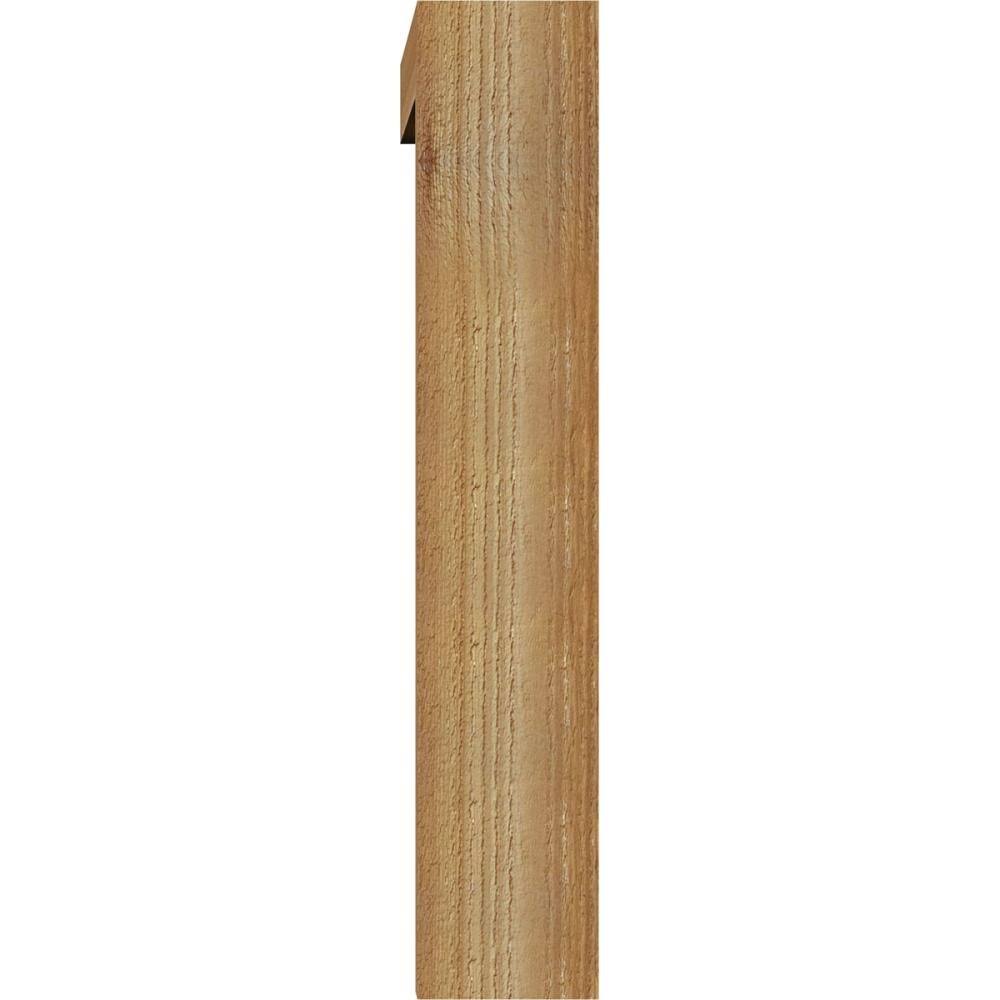 Rough Sawn Western Red Cedar Bracket with Offset Brace I1681