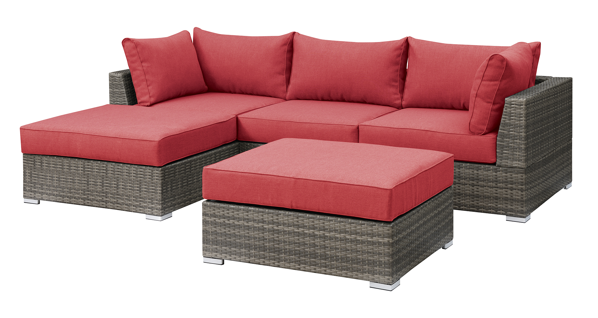 5 Pcs Modular Sofa Set Light Gray G8734