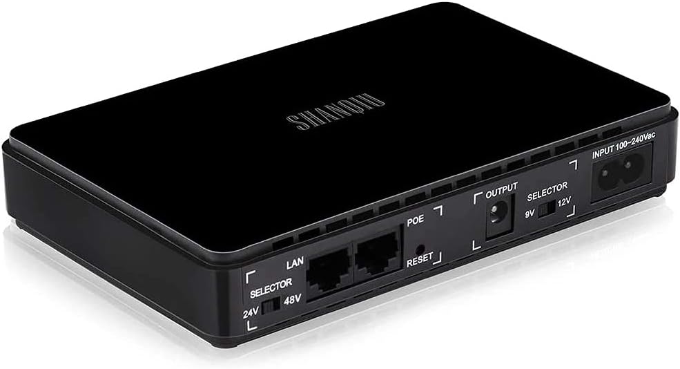 Mini UPS Battery Backup Uninterruptible Power Supply with 10000mAh Battery Pack Z25029