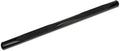 4-Inch Oval Straight End Side Step Bars; Gloss Black H183912