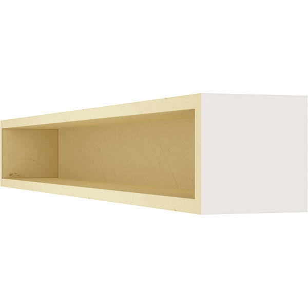 Smooth Faux Wood Fireplace Mantel U536