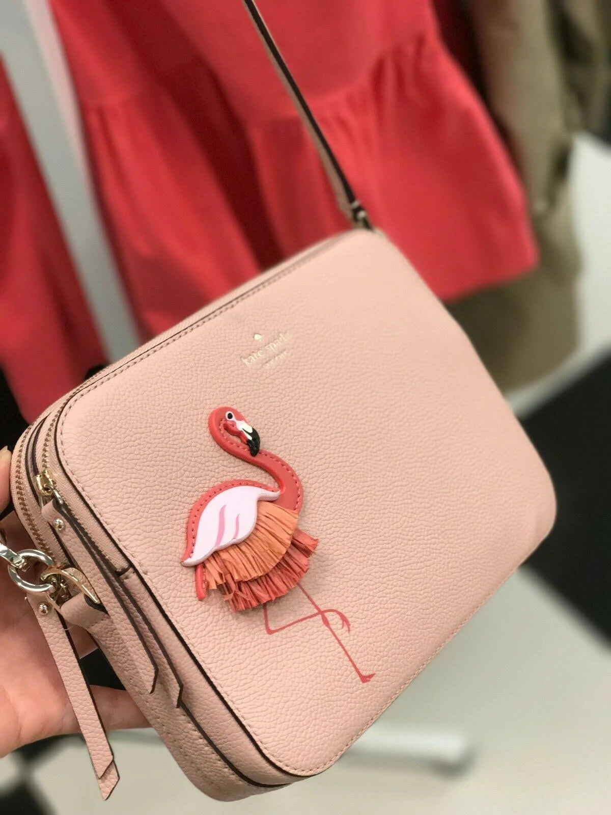Flamingo Crossbody Camera Bag D2538