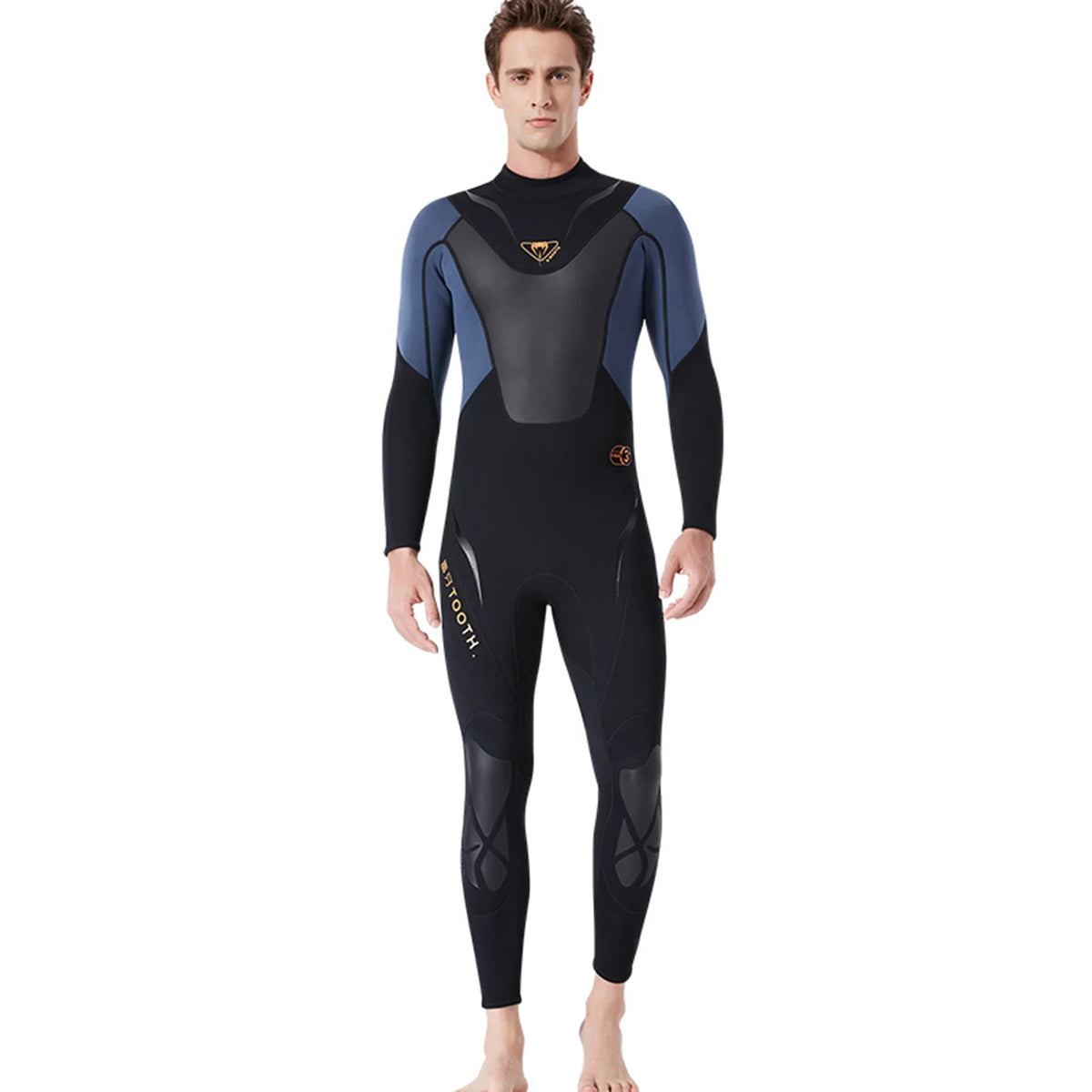 3mm Neoprene Full-body Wetsuit with Back Zipper R116