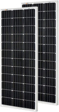 200 Watt 12 Volt Monocrystalline Solar Panel 2 Pack F7453