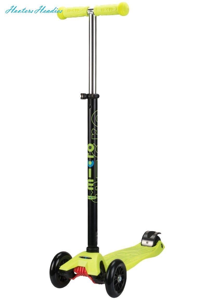 Neon Yellow Kick Scooter with T-Bar Z2101
