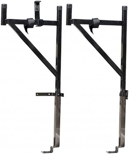 Gloss Black Steel Ladder Rack for Full Size Trucks N277