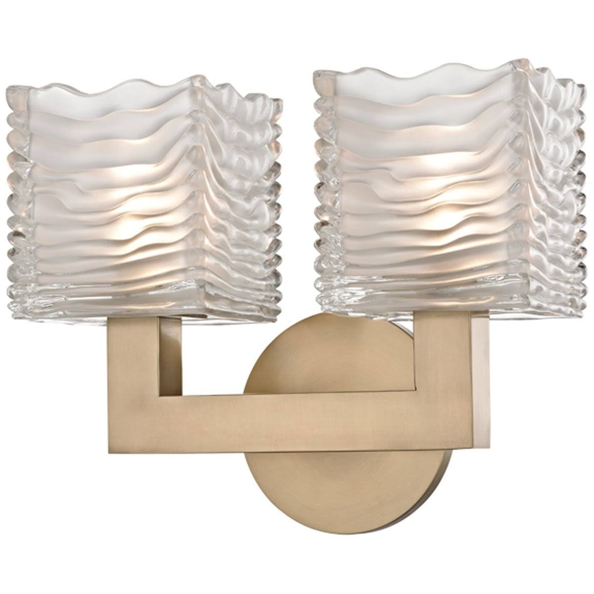 Polished Chrome 2 Light Bath Bracket U1711