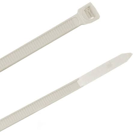 8-Inch Standard Duty Cable Ties Natural 1000-Pack K1021