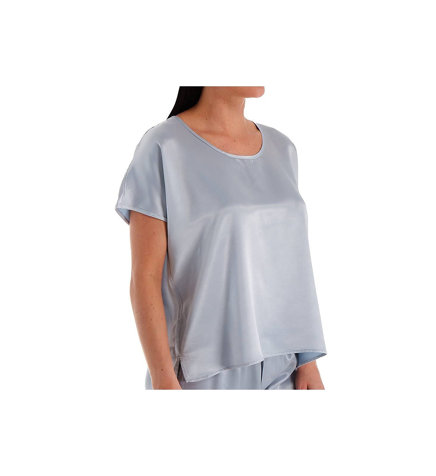 Morning Blue Satin Tee E69149