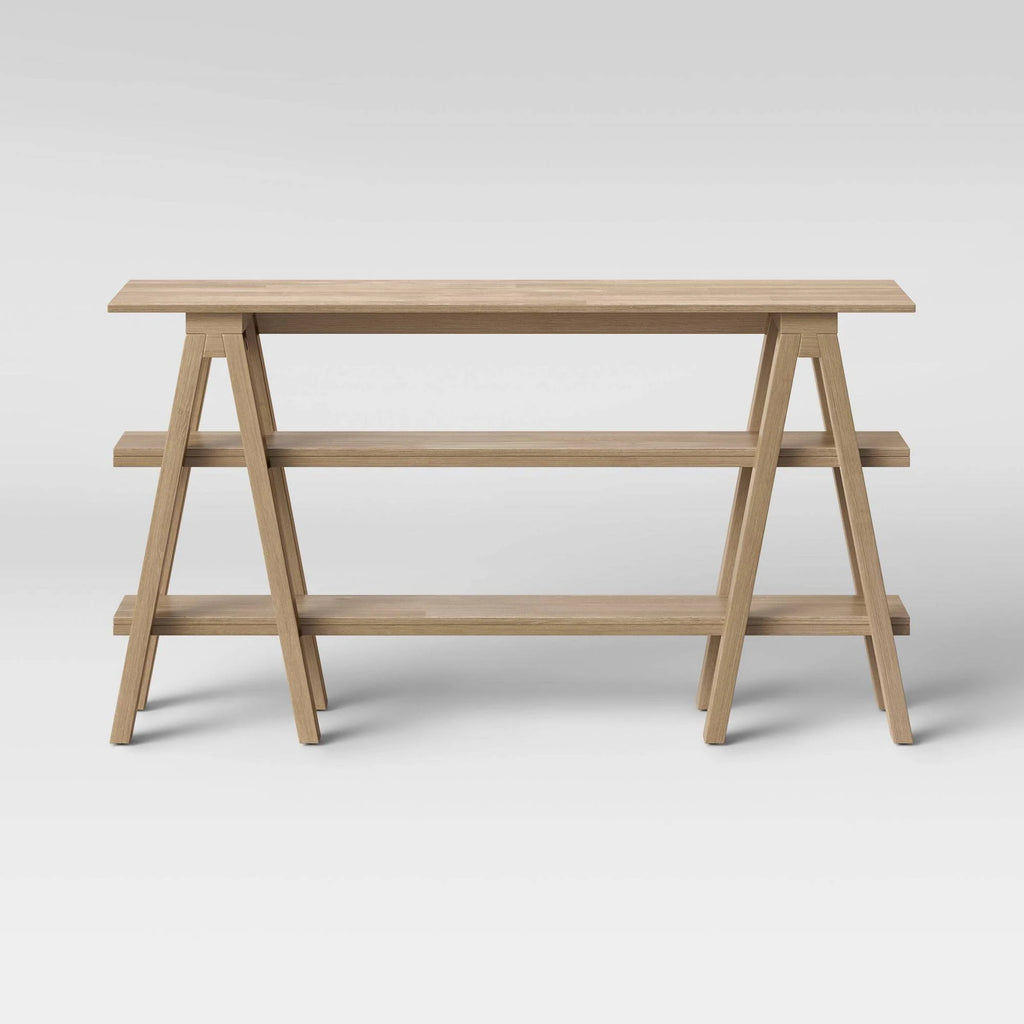 Natural Wooden Horizontal Bookshelf A738855