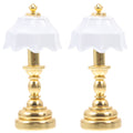 Vintage Metal Mini Dollhouse Table Lamp V8803