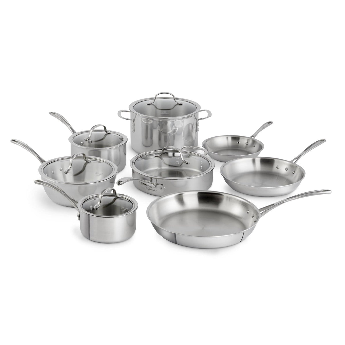 13-Piece Stainless Steel Cookware Set I11487