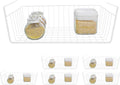 Bronze Steel Wire Undershelf Storage Basket Set of 6 E880