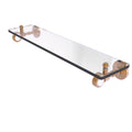 22 in. Brushed Bronze Glass Shelf O4661