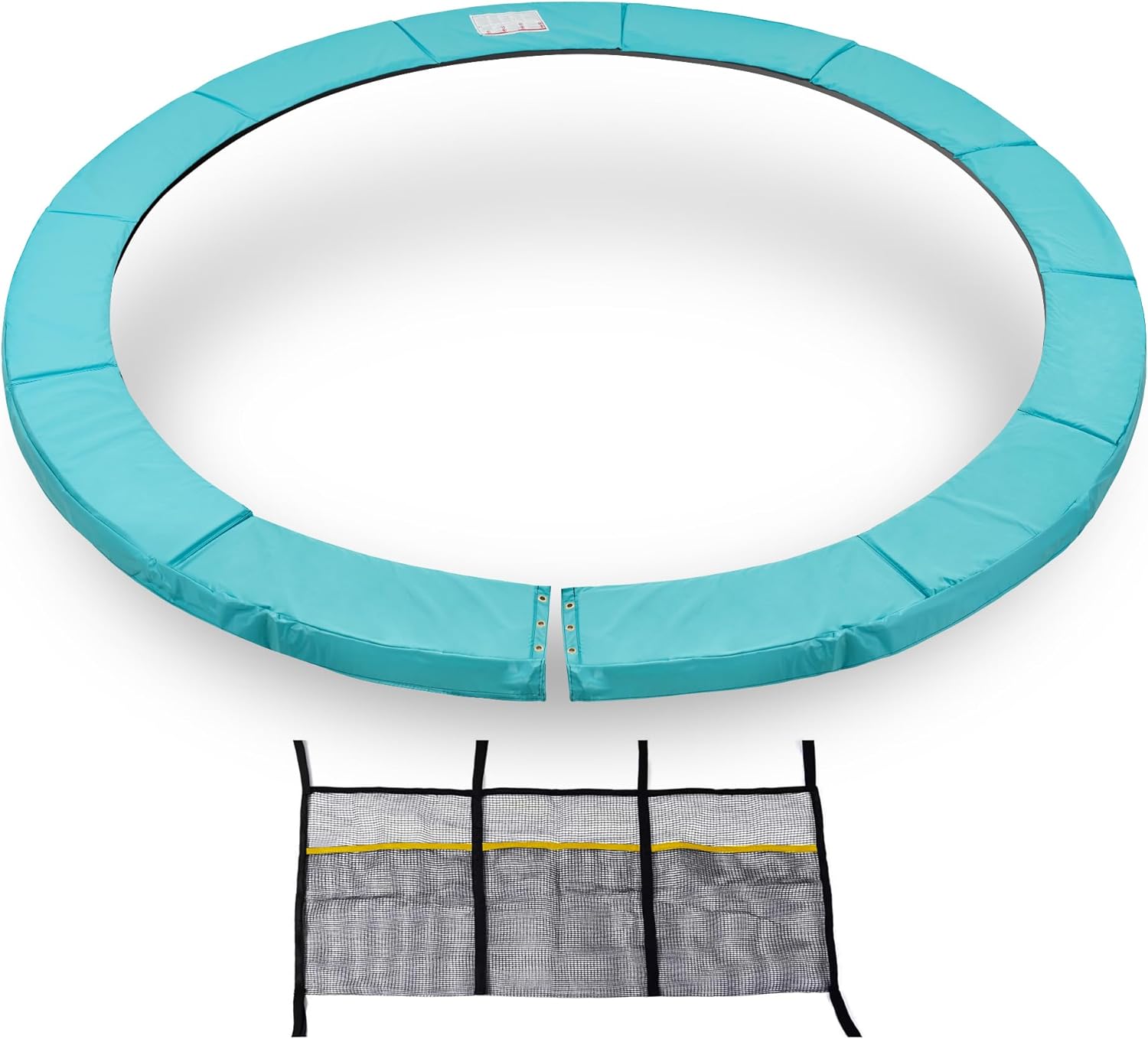 Trampoline Pad With Opening, 0.8" Thick Foam, Replacement Safety Spring Cover, Extra Storage Bag K33742