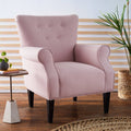Mauve Rolled Arm Accent Chair B47732