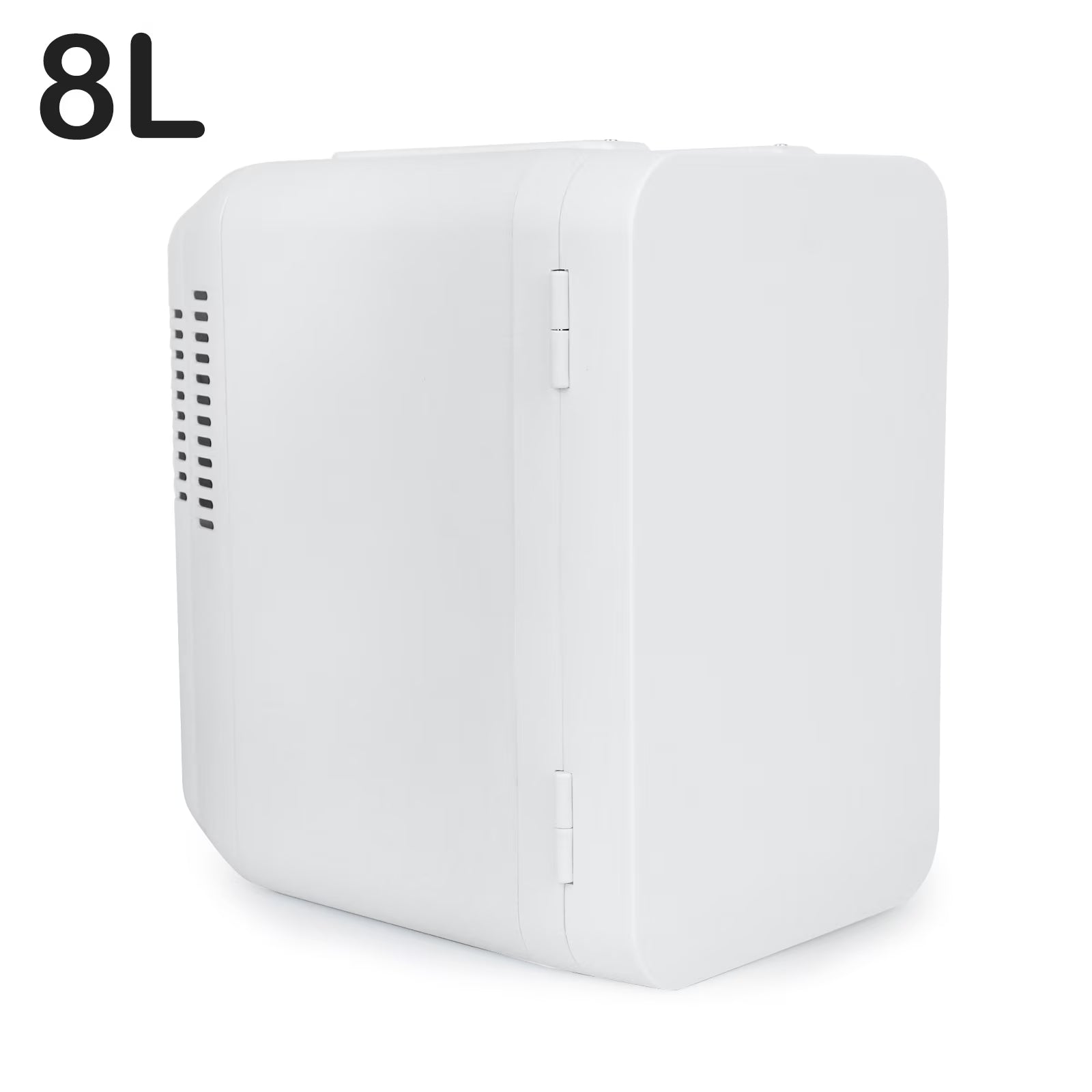 White 8 Liter Portable Cooler and Warmer Mini Refrigerator U3575