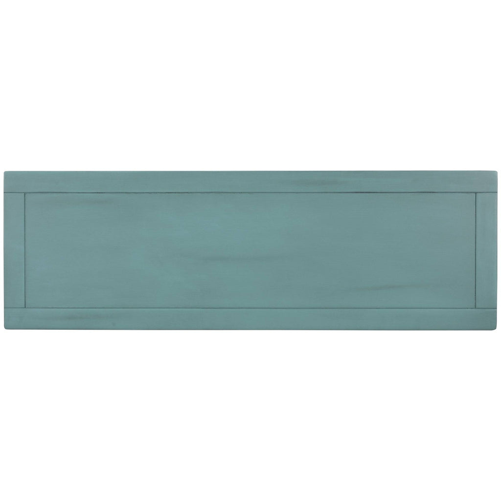 Green Console Table with 2 Drawers and 1 Shelf P459001
