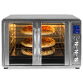 55L 1800W Countertop Turbo Convection Toaster Oven with French Doors Q245618