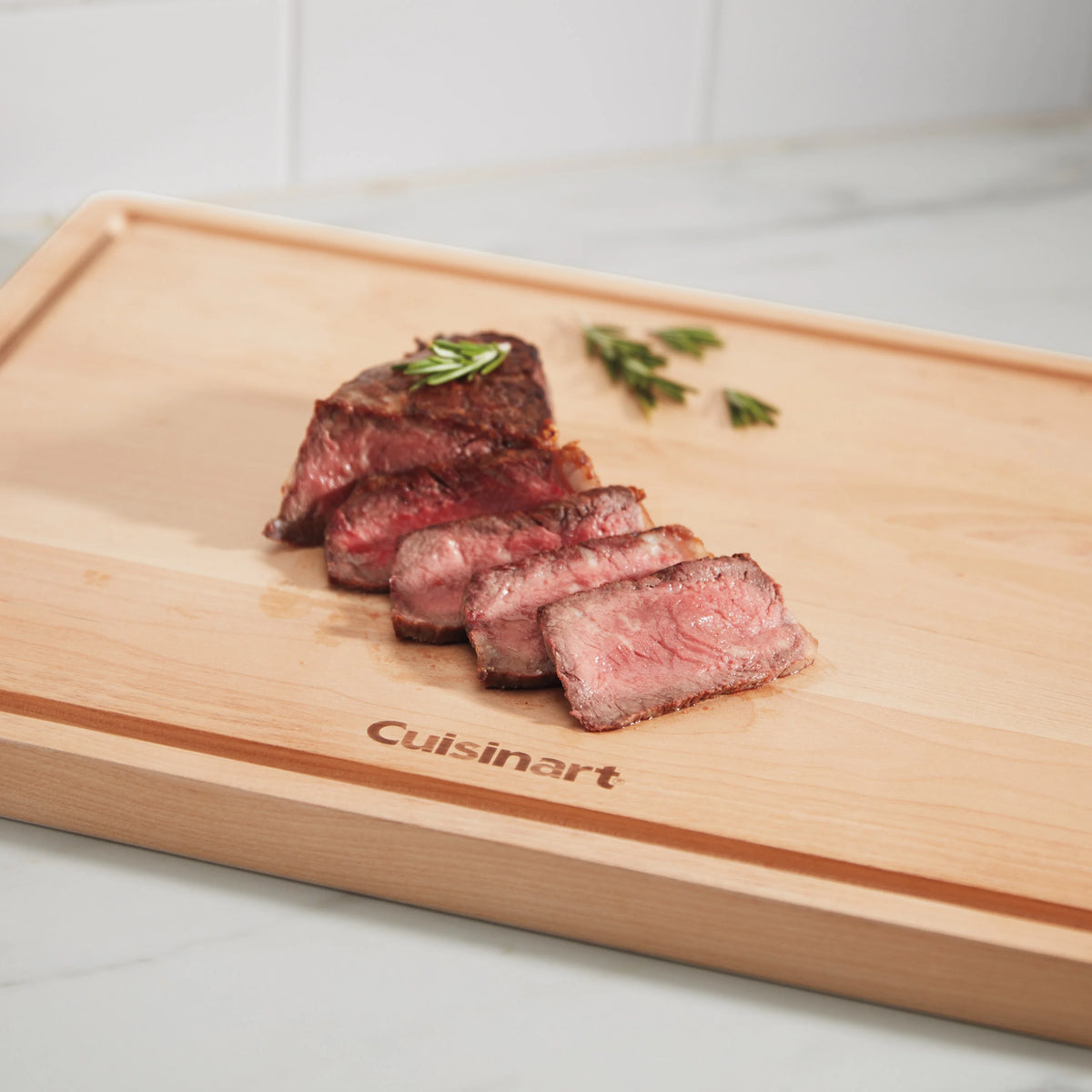 17” Reversible Maple Wood Cutting Board C9487